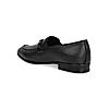 Regal Black Men Leather Formal Slip-On Shoes