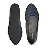 ROCIA Navy Blue Women Criss Cross Ballerinas