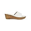 ROCIA White Women Slider Wedges