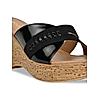 ROCIA Black Women Casual Wedges