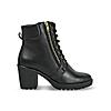 ROCIA Black Women Ankle Length High Heel Boots