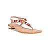 ROCIA Pink Women Casual Embroidered Flat Sandals