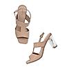 ROCIA Peach Women Acrylic High Heel Sandals