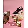 ROCIA Peach Women Acrylic High Heel Sandals