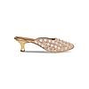 ROCIA Rose Gold Women Hand Embroidered Jeweled Heel Mojris