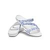 CROCS BLUE WOMEN KADEE II GRAPHIC FLIP FLOPS