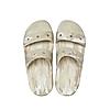 CROCS BEIGE UNISEX MARBLED FLIP FLOPS