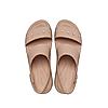 CROCS BEIGE WOMEN BROOKLYN STUDDED LOW SANDALS