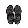 CROCS BLACK WOMEN BOCA BLING FLIP FLOPS