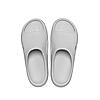 CROCS GREY UNISEX MELLOW RECOVERY FLIP FLOPS