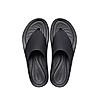 CROCS BLACK WOMEN BROOKLYN FLIP FLOPS