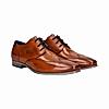 BUGATTI COGNAC MEN DERBY SHOES