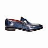 BUGATTI BLUE MEN FORMAL SLIP-ONS