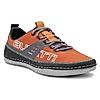 BUGATTI ORANGE MEN LACE UP SNEAKERS