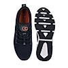 BUGATTI DARK BLUE MEN SLIP ON SNEAKERS