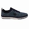 BUGATTI BLUE MEN LACE UP SNEAKERS