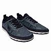 BUGATTI BLUE MEN LACE UP SNEAKERS