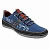 BUGATTI BLUE MEN LACE UP SNEAKERS