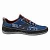 BUGATTI BLUE MEN LACE UP SNEAKERS