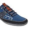 BUGATTI BLUE MEN LACE UP SNEAKERS