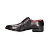 BUGATTI BLACK MEN MONK-STRAP SHOES