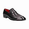 BUGATTI BLACK MEN FORMAL SLIP-ONS