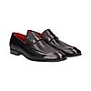 BUGATTI BLACK MEN FORMAL SLIP-ONS