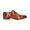 BUGATTI COGNAC MEN MONK-STRAP SHOES