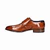 BUGATTI COGNAC MEN MONK-STRAP SHOES