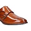 BUGATTI COGNAC MEN MONK-STRAP SHOES