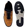 BUGATTI YELLOW MEN LACE UP SNEAKERS