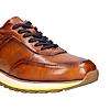 BUGATTI COGNAC MEN LACE UP SNEAKERS