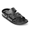 GABICCI BLACK MEN SANDALS