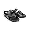 GABICCI BLACK MEN SANDALS