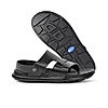 GABICCI BLACK MEN SANDALS