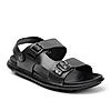 GABICCI BLACK MEN SANDALS