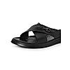 GABICCI BLACK MEN SANDALS