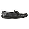 Imperio Black Men Casual Leather Buckled Loafers