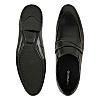 Imperio Black Men Leather Formal Slip On Shoes