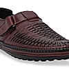 Regal Bordo Men Leather Fisherman Sandals