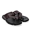 Imperio By Regal Bordo Men Textured Leather Sandals