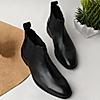 Regal Black Men Chelsea Leather Boots