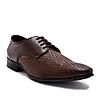 Regal Brown Men Formal Textured Leather Lace Ups