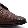 Regal Brown Men Formal Textured Leather Lace Ups