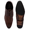 Regal Brown Men Formal Textured Leather Lace Ups