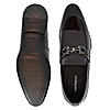 Imperio By Regal Maroon Men Formal Patent Leather Buckled Slip Ons