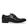 Imperio By Regal Black Men Classic Leather Formal Lace Ups