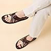 Regal Brown Men One Toe Formal Strappy Sandal