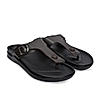 Regal Brown Men Textured Leather Sandals