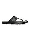 Imperio By Regal Black Men Casual Leather Sandals